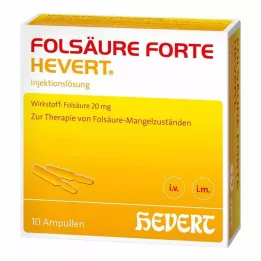 FOLSÄURE HEVERT forte Ampule, 10X2 ml