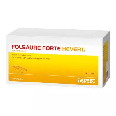FOLSÄURE FORTE HEVERT® ampule, 100X2 ml