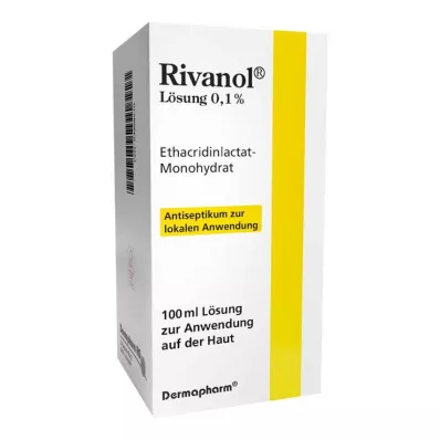 Rivanol roztok 0,1%, 100 ml