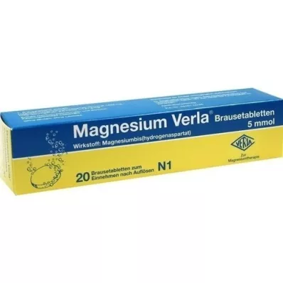 MAGNESIUM VERLA Šumivé tablety, 20 ks