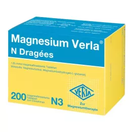 MAGNESIUM VERLA N Potahované tablety, 200 ks