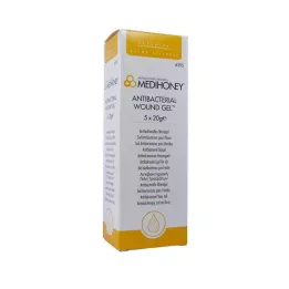 MEDIHONEY antibakteriální gel na rány, 5X20 g