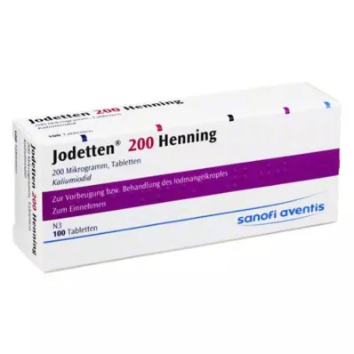 JODETTEN 200 tablet Henning, 100 ks