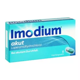 IMODIUM ostré tvrdé kapsle, 6 ks