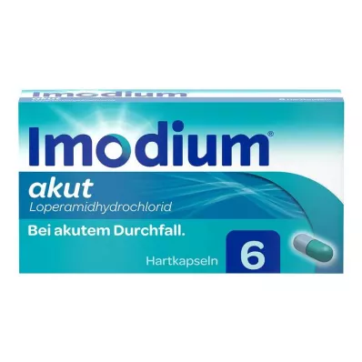 IMODIUM ostré tvrdé kapsle, 6 ks