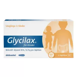 GLYCILAX Čípky pro děti, 6 ks