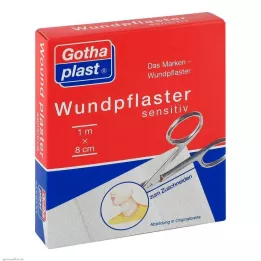 GOTHAPLAST Sádra na rány citlivá 8 cmx1 m řez, 1 ks