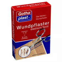GOTHAPLAST Sádra na rány.elastická.6 cmx1 m řez, 1 ks