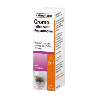 CROMO-RATIOPHARM Oční kapky, 10 ml CROMO-RATIOPHARM Oční kapky, 10 ml