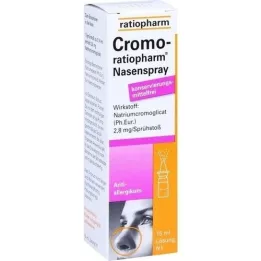 CROMO-RATIOPHARM Nosní sprej bez konzervačních látek, 15 ml