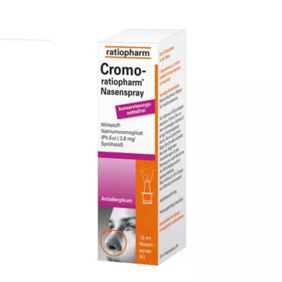 CROMO-RATIOPHARM Nosní sprej bez konzervačních látek, 15 ml CROMO-RATIOPHARM Nosní sprej bez konzervačních látek, 15 ml