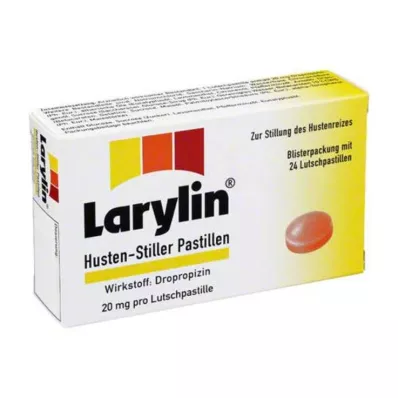 LARYLIN Pastilky proti kašli, 24 ks