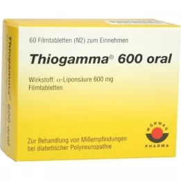 THIOGAMMA 600 potahovaných tablet, 60 kusů