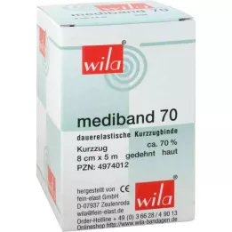 MEDIBAND 70 Krátký elastický obvaz 8 cm x 5 m, barva kůže, 1 ks