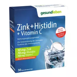 GESUND LEBEN Zinek+Histidin+Vit.C šumivé tablety, 3x10 ks