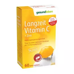 GESUND LEBEN Dlouhodobý vitamin C+zinek v kapslích, 60 ks