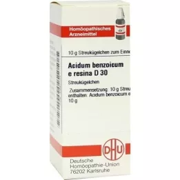 ACIDUM BENZOICUM E Resina D 30 globulí, 10 g