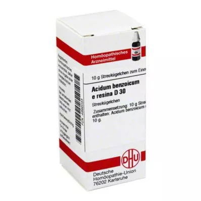 ACIDUM BENZOICUM E Resina D 30 globulí, 10 g