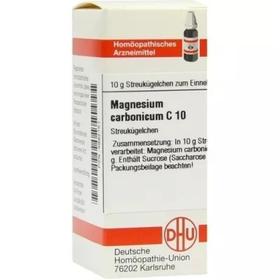 MAGNESIUM CARBONICUM C 10 globulí, 10 g