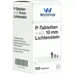 P TABLETTEN bílá 10 mm, 100 ks