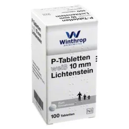 P TABLETTEN bílá 10 mm, 100 ks