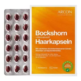 BOCKSHORN+ mikronutriční vlasové kapsle Tisane plus, 60 ks