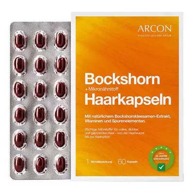 BOCKSHORN+ mikronutriční vlasové kapsle Tisane plus, 60 ks