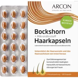BOCKSHORN+Mikronutriční vlasové kapsle Tisane plus, 180 ks