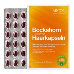 BOCKSHORN+Mikronutriční vlasové kapsle Tisane plus, 180 ks