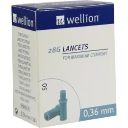 WELLION Lancety 28 G, 50 ks