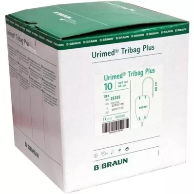 URIMED Tribag Plus Urine Leg Sleeve 500ml 50cm ster., 10 ks