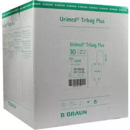 URIMED Močový návlek Tribag Plus 800ml 60cm ster., 10 ks