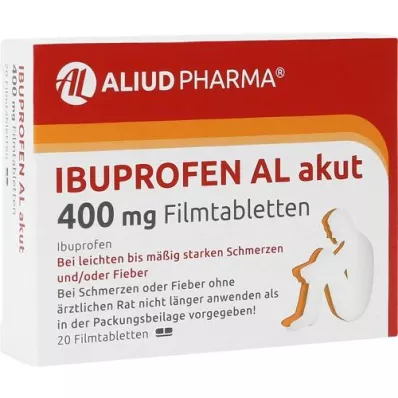 IBUPROFEN AL akutní 400 mg potahované tablety, 20 ks