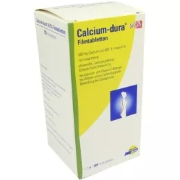 CALCIUM DURA Vit D3 potahované tablety, 120 ks