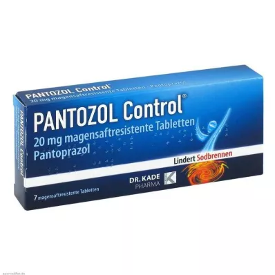 PANTOZOL Kontrolní 20 mg entericky potahované tablety, 7 ks PANTOZOL Kontrolní 20 mg entericky potahované tablety, 7 ks