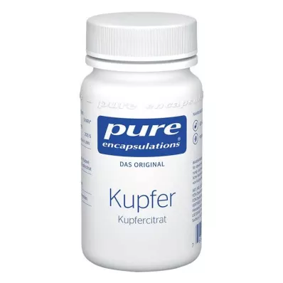 PURE ENCAPSULATIONS Měď Citrát měďnatý kapsle, 60 kapslí