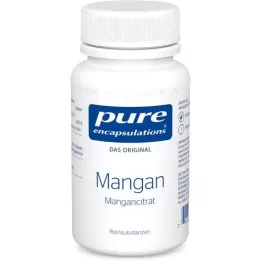 PURE ENCAPSULATIONS Mangan Citrát manganu, 60 kapslí