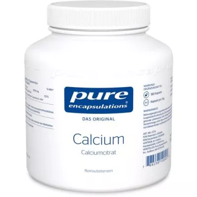 PURE ENCAPSULATIONS Kalcium Citrát vápenatý kapsle, 180 kapslí