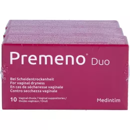 PREMENO Duo vaginální vagula, 3 x 10 ks