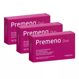 PREMENO Duo vaginální vagula, 3 x 10 ks