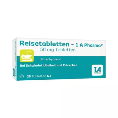 REISETABLETTEN-1A Pharma, 20 ks