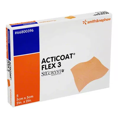 ACTICOAT Obvaz Flex 3 5x5 cm, 5 ks