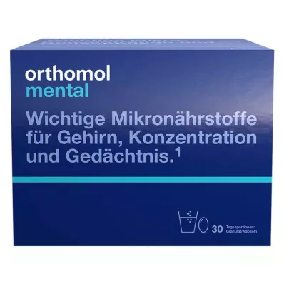 ORTHOMOL mentální granule/kapsle 30 dní combip., 30 ks ORTHOMOL mentální granule/kapsle 30 dní combip., 30 ks