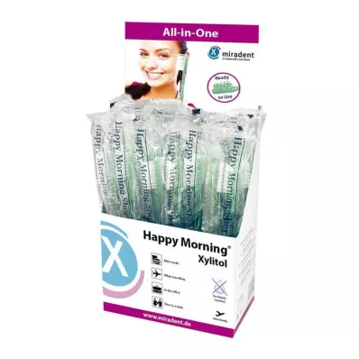 MIRADENT Jednorázový zubní kartáček Happy Morning Xylitol, 50 ks MIRADENT Jednorázový zubní kartáček Happy Morning Xylitol, 50 ks