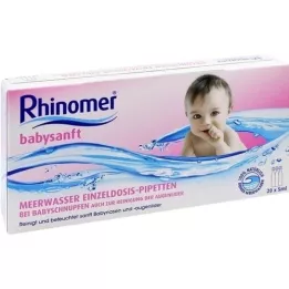 RHINOMER babysanft mořská voda 5ml jednodávková pip., 20X5 ml