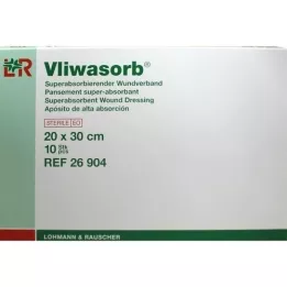 VLIWASORB superabsorb.absorb.comp.sterile 20x30 cm, 10 ks