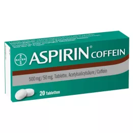 ASPIRIN Kofeinové tablety, 20 ks