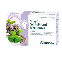 SIDROGA Filtrační sáček čaje na spánek a nervy, 20X2,0 g