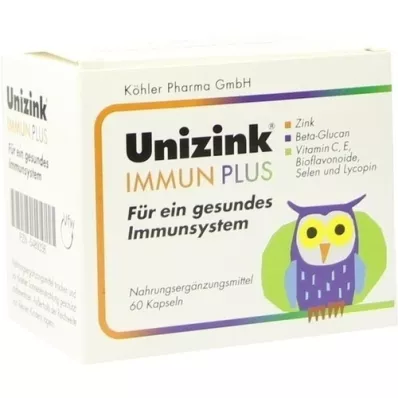 UNIZINK Kapsle Immune Plus, 1 X 60 kapslí