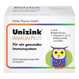 UNIZINK Kapsle Immune Plus, 1 X 60 kapslí